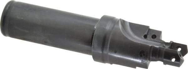 Allied Machine and Engineering - IS0 11926-1, SAE J1926-1/MS-16142 Standard, 9/16-18" Thread, 6 Tube Dash Number, 12° Porting Angle, 0.512" Pilot Diam, 3/4" Shank Diam, Indexable Spade Blade Insert Porting Tool - 2 Porting Inserts, 3.826" Overall Length - Apex Tool & Supply