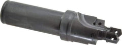 Allied Machine and Engineering - IS0 11926-1, SAE J1926-1/MS-16142 Standard, 9/16-18" Thread, 6 Tube Dash Number, 12° Porting Angle, 0.512" Pilot Diam, 3/4" Shank Diam, Indexable Spade Blade Insert Porting Tool - 2 Porting Inserts, 3.826" Overall Length - Apex Tool & Supply