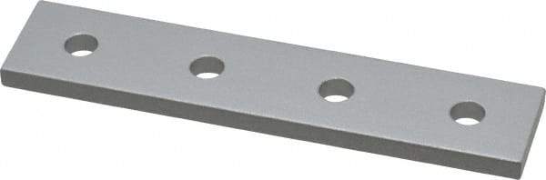 80/20 Inc. - 7/8" Wide, 4" High, Open Shelving 4 Hole Joining Strip - Aluminum, Use with Series 10 & Bolt Kit 3321 - Apex Tool & Supply