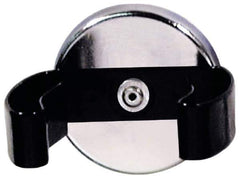 Mag-Mate - 11 Lb Max Pull Force, 1-17/32" Overall Height, 1.41" Diam, Ceramic Cup Magnet - Clamp Style, 1-1/2" Clamp Opening, Chrome Plated - Apex Tool & Supply
