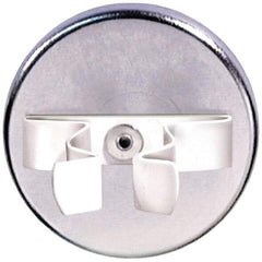 Mag-Mate - 1.41" Diam, 9/32" Cup Height, 43 Lb Average Pull Force, 42.5 Lb Max Pull Force, Neodymium Rare Earth Cup Magnet - Through Hole Style, Bright Plated - Apex Tool & Supply