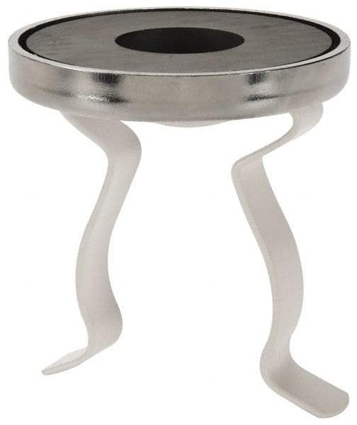Mag-Mate - 41 Lb Max Pull Force, 2-7/8" Overall Height, 2.63" Diam, Ceramic Cup Magnet - Clamp Style, 1-7/8" Clamp Opening, Chrome Plated - Apex Tool & Supply
