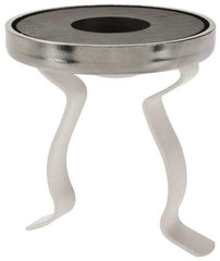 Mag-Mate - 41 Lb Max Pull Force, 2-7/8" Overall Height, 2.63" Diam, Ceramic Cup Magnet - Clamp Style, 1-7/8" Clamp Opening, Chrome Plated - Apex Tool & Supply