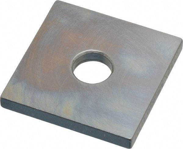 Mitutoyo - 0.112" Square Steel Gage Block - Accuracy Grade 0, Includes Certificate of Inspection - Apex Tool & Supply