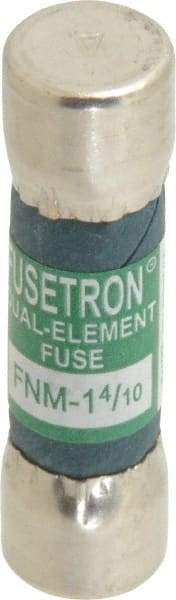 Cooper Bussmann - 250 VAC, 1.4 Amp, Time Delay General Purpose Fuse - Fuse Holder Mount, 1-1/2" OAL, 10 at 125 V kA Rating, 13/32" Diam - Apex Tool & Supply