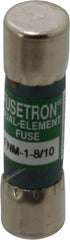 Cooper Bussmann - 250 VAC, 1.8 Amp, Time Delay General Purpose Fuse - Fuse Holder Mount, 1-1/2" OAL, 10 at 125 V kA Rating, 13/32" Diam - Apex Tool & Supply