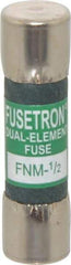Cooper Bussmann - 250 VAC, 0.5 Amp, Time Delay Supplemental Fuse - Fuse Holder Mount, 1-1/2" OAL, 10 at 125 V kA Rating, 13/32" Diam - Apex Tool & Supply
