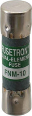 Cooper Bussmann - 250 VAC, 10 Amp, Time Delay General Purpose Fuse - Fuse Holder Mount, 1-1/2" OAL, 10 at 125 V kA Rating, 13/32" Diam - Apex Tool & Supply
