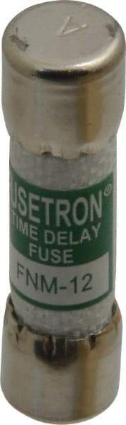 Cooper Bussmann - 250 VAC, 12 Amp, Time Delay General Purpose Fuse - Fuse Holder Mount, 1-1/2" OAL, 10 at AC kA Rating, 13/32" Diam - Apex Tool & Supply