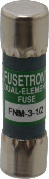 Cooper Bussmann - 250 VAC, 3.5 Amp, Time Delay General Purpose Fuse - Fuse Holder Mount, 1-1/2" OAL, 10 at 125 V kA Rating, 13/32" Diam - Apex Tool & Supply