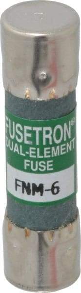 Cooper Bussmann - 250 VAC, 6 Amp, Time Delay General Purpose Fuse - Fuse Holder Mount, 1-1/2" OAL, 10 at 125 V kA Rating, 13/32" Diam - Apex Tool & Supply
