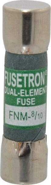 Cooper Bussmann - 250 VAC, 0.8 Amp, Time Delay General Purpose Fuse - Fuse Holder Mount, 1-1/2" OAL, 10 at 125 V kA Rating, 13/32" Diam - Apex Tool & Supply