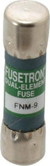 Cooper Bussmann - 250 VAC, 9 Amp, Time Delay General Purpose Fuse - Fuse Holder Mount, 1-1/2" OAL, 10 at 125 V kA Rating, 13/32" Diam - Apex Tool & Supply