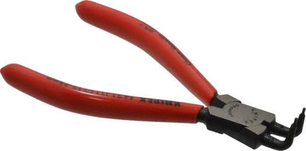 Knipex - Internal Retaining Ring Pliers - 5" OAL, Bent Nose - Apex Tool & Supply