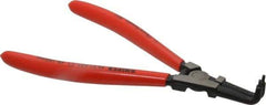 Knipex - External Retaining Ring Pliers - 8-1/2" OAL, Bent Nose - Apex Tool & Supply