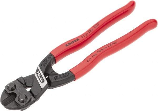 Knipex - 8" OAL, 1/4" Capacity, Bolt Cutter - Ergo Dual Component Handle - Apex Tool & Supply