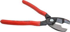 Knipex - 8-1/4" OAL, 10 AWG Capacity, Cable Cutter - Ergo Dual Component Handle - Apex Tool & Supply