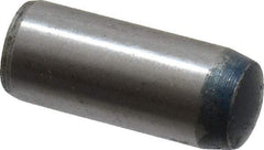 Metric Blue - 8mm Diam x 20mm Pin Length Alloy Steel Pull Out Dowel Pin - 1 Beveled & 1 Threaded End - Apex Tool & Supply