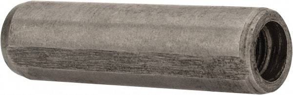 Metric Blue - 8mm Diam x 30mm Pin Length Alloy Steel Pull Out Dowel Pin - 1 Beveled & 1 Threaded End - Apex Tool & Supply