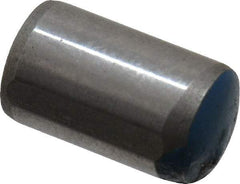 Metric Blue - 6mm Diam x 10mm Pin Length Alloy Steel Pull Out Dowel Pin - 1 Beveled & 1 Threaded End - Apex Tool & Supply