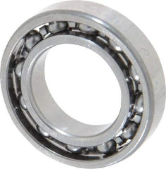 SKF - 12mm Bore Diam, 21mm OD, Open Thin Section Radial Ball Bearing - 5mm Wide, 1 Row, Round Bore, 151 Lb Static Capacity, 321 Lb Dynamic Capacity - Apex Tool & Supply