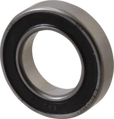 SKF - 12mm Bore Diam, 21mm OD, Double Seal Thin Section Radial Ball Bearing - 5mm Wide, 1 Row, Round Bore, 151 Lb Static Capacity, 321 Lb Dynamic Capacity - Apex Tool & Supply