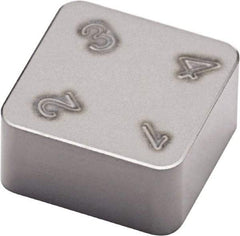 Seco - SNGN322 Grade CBN010 PCBN Turning Insert - Uncoated, 90° Square, 3/8" Inscr Circle, 1/8" Thick, 1/32" Corner Radius - Apex Tool & Supply