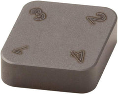 Seco - CNMN322 Grade CBN300 PCBN Turning Insert - Uncoated, 80° Diamond, 3/8" Inscr Circle, 1/8" Thick, 1/32" Corner Radius - Apex Tool & Supply