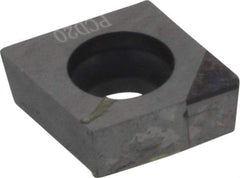 Seco - CCMW32.51 L1 Grade PCD20 Polycrystalline Diamond (PCD) Turning Insert - Uncoated, 80° Diamond, 3/8" Inscr Circle, 5/32" Thick, 1/64" Corner Radius - Apex Tool & Supply
