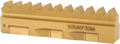 Seco - 7 TPI, Internal Thread, UN Standard, 396.19 F30M Grade Thread Mill Insert - Carbide, TiAlN/TiN Coating - Apex Tool & Supply
