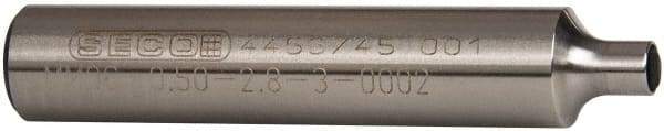 Seco - Minimaster 1/2" 90° Shank Milling Tip Insert Holder & Shank - 0.224" Neck Diam, 2.76" OAL, MM06 Tool Holder - Apex Tool & Supply