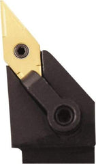 Seco - MVJN, Left Hand Cut, 93° Lead Angle, 1" Shank Height x 1" Shank Width, Negative Rake Indexable Turning Toolholder - 6" OAL, VNMG 432 Insert Compatibility, Series Multi-Directional Turning (MDT) - Apex Tool & Supply