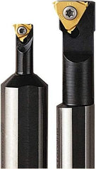 Seco - Internal Thread, Left Hand Cut, 10mm Shank Width x 0.394" Shank Height Indexable Threading Toolholder - 100mm OAL, 11NL Insert Compatibility, SN Toolholder, Series Snap Tap - Apex Tool & Supply