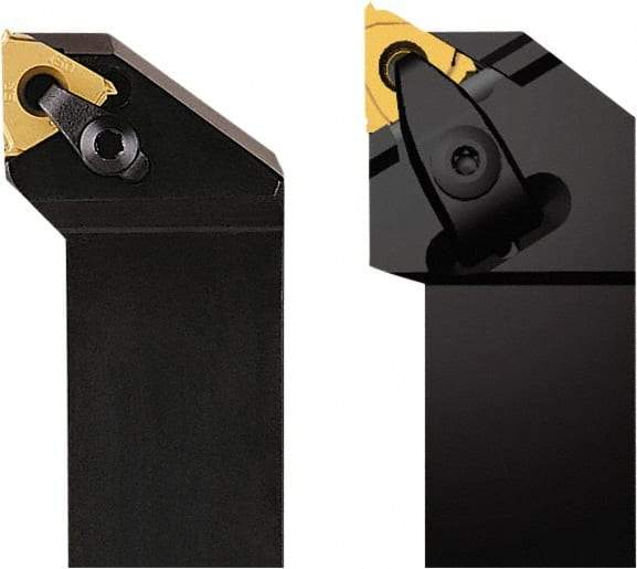 Seco - External Thread, Left Hand Cut, 24.99mm Shank Width x 24.99mm Shank Height Indexable Threading Toolholder - 150.01mm OAL, 27EL Insert Compatibility, CE Toolholder, Series Snap Tap - Apex Tool & Supply