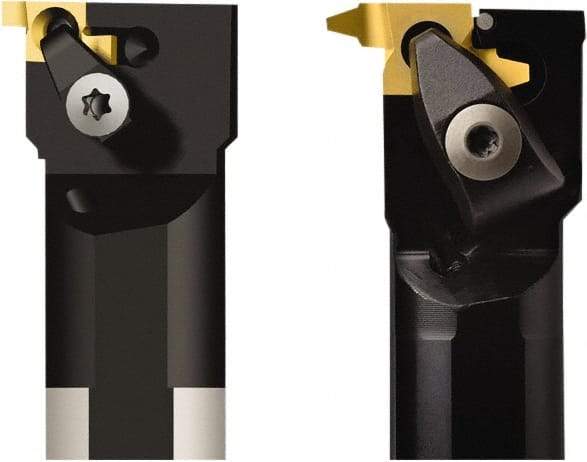 Seco - CN, Internal, Right Hand, 1.15mm Max Depth of Cut, 1.15 to 2.65mm Groove Width, Indexable Grooving Tool Holder - 10NR Insert Compatibility, 23mm Shank Height, 24.99mm Shank Width, 200mm OAL, Through Coolant - Apex Tool & Supply