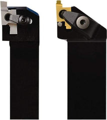 Seco - CE, External, Right Hand, 2.65mm Max Depth of Cut, 1.15 to 2.65mm Groove Width, Indexable Grooving Tool Holder - 10ER Insert Compatibility, 16mm Shank Height, 16mm Shank Width, 100mm OAL - Apex Tool & Supply