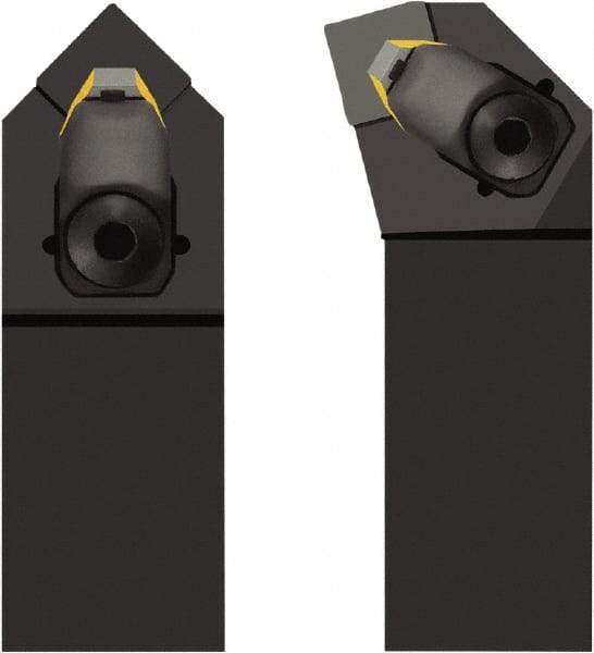 Seco - CSDN, Neutral Cut, 45° Lead Angle, 1" Shank Height x 1" Shank Width, Negative Rake Indexable Turning Toolholder - 6" OAL, SNMN 422 Insert Compatibility, Series Multi-Directional Turning (MDT) - Apex Tool & Supply
