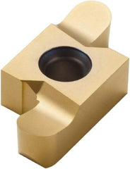 Seco - 1514ER R Grade CP500, 0.15" Cutting Width Carbide Grooving Insert - Right Hand, 0.059" Corner Radius, TiAlN/TiN Finish - Apex Tool & Supply