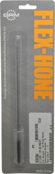 Brush Research Mfg. - 0.217" Bore Diam, 120 Grit, Silicon Carbide Flexible Hone - Fine, 8" OAL - Apex Tool & Supply