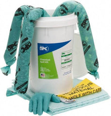 Brady SPC Sorbents - 6 Gal Capacity Hazardous Materials Spill Kit - 6.5 Gal Bucket - Apex Tool & Supply