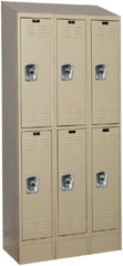 Hallowell - 6 Door, 2 Tier, Ready-Built Wardrobe & Box Lockers - Apex Tool & Supply