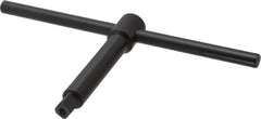 Gibraltar - 8" Chuck Diam Compatibility, Lathe Chuck Key - Compatible with 4-Jaw Chucks, Self Ejecting, 3.35" Body Length, 0.393" Actual Key Square Size - Apex Tool & Supply
