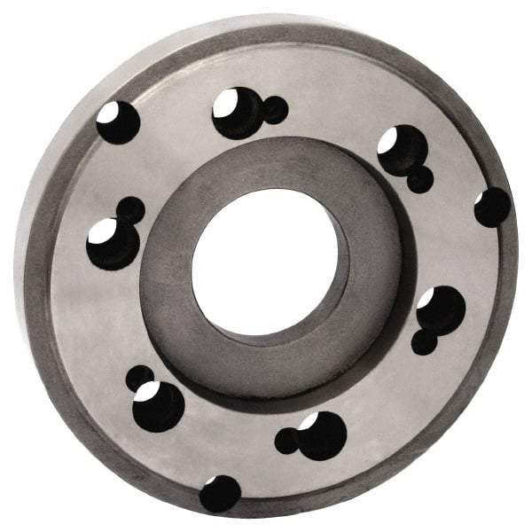 Gibraltar - Adapter Back Plate for 6" Diam Lathe Chucks - D1-3 Mount, Semi-Steel - Apex Tool & Supply