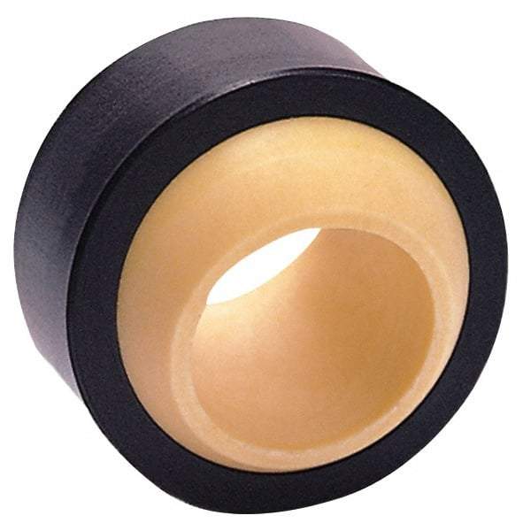 Igus - 3/4" Bore Diam, 928 Lb Dynamic Capacity, Self Aligning Spherical Plain Bearing - 7/16" Outside Diam, 19/32" Thick - Apex Tool & Supply