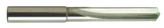 10mm Dia. - Carbide Straight Flute 4XD Drill-120Â° Point-Coolant-Bright - Apex Tool & Supply