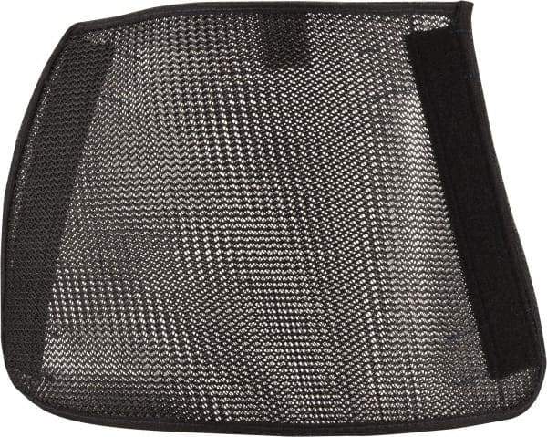 Ansell - Size Universal, Black Cane Mesh Chemical & Puncture Resistant Sleeve - 9" Long Sleeve, Cut Resistance Level 3, Elastic Opening at Both Ends - Apex Tool & Supply
