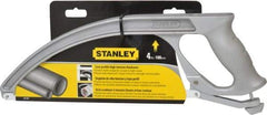 Stanley - 12" Hacksaw - 4" Throat Depth, Ergonomically Design D-Style Handle - Apex Tool & Supply