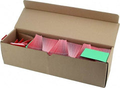 NMC - 2-1/8" High x 4-1/4" Long, Safety & Facility Blank Tag - 1 Side, Red Cardstock - Apex Tool & Supply
