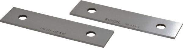 SPI - 6" Long x 1-1/2" High x 1/8" Thick, Steel Parallel - Sold as Matched Pair - Apex Tool & Supply