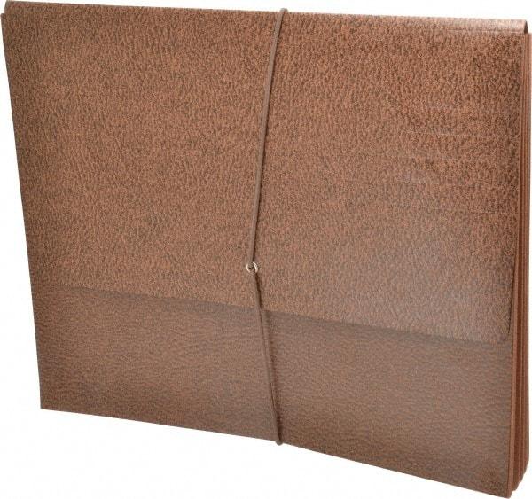 SMEAD - 9-1/2 x 11-3/4", Letter Size, Brown, 3-1/2" Expanding Wallet - 1 per Box - Apex Tool & Supply
